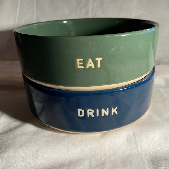 Boots & Barkley Dog Boots Barkley Pet Dog 2 Piece Ceramic Feeding